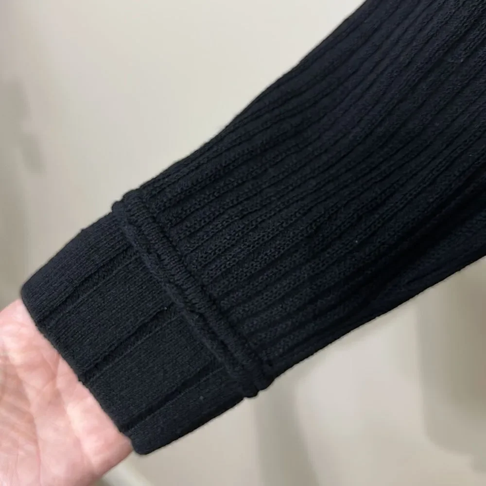 St John Basics Zip Up Cardigan Sweater